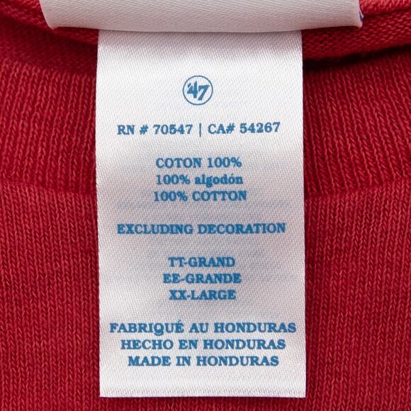 Vintage Tubular Red Tampa Bay Buccaneers Short Sleeve T-Shirt Size 2X - Picture 8 of 10